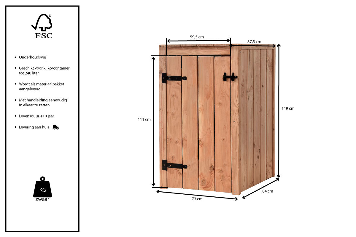 Container ombouw Antwerpen | 1 container