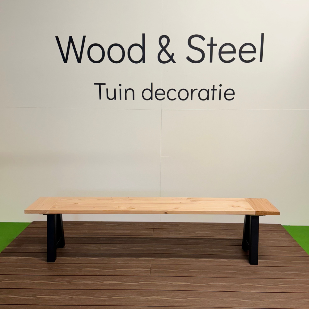 Tuinbank A-poot luxe blad