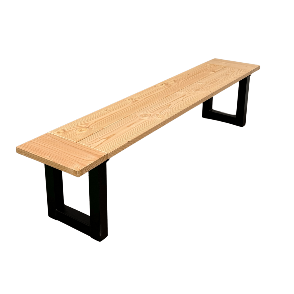Tuinbank U-poot luxe blad