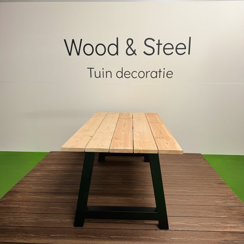 Tuintafel A-poot standaard blad