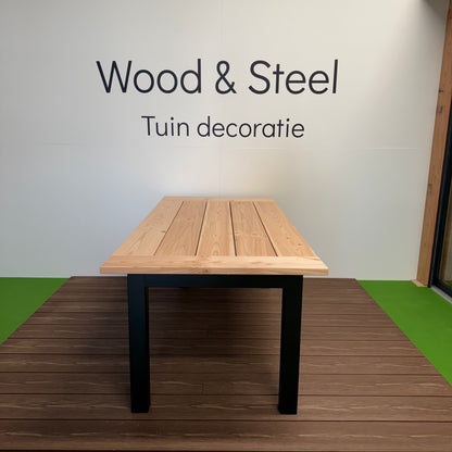 Tuintafel N-poot luxe blad