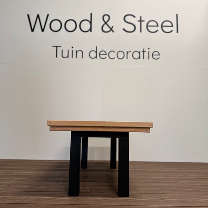Salontafel N-poot luxe blad