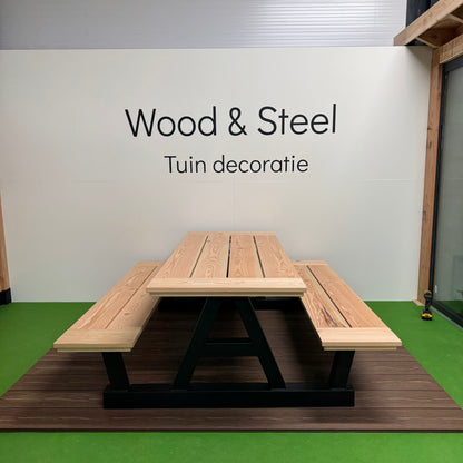 Picknicktafel A-poot luxe blad
