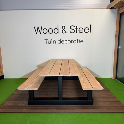 Picknicktafel T-poot standaard blad