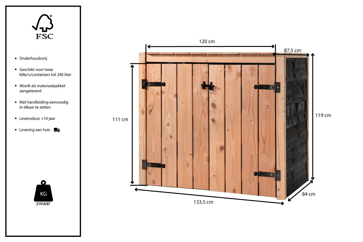 Container ombouw Luik | 2 containers