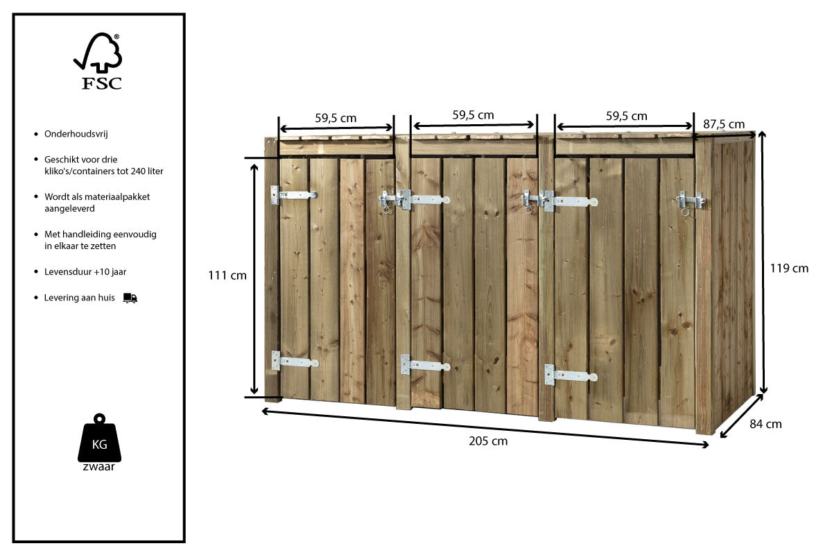 Container ombouw Brugge | 3 containers