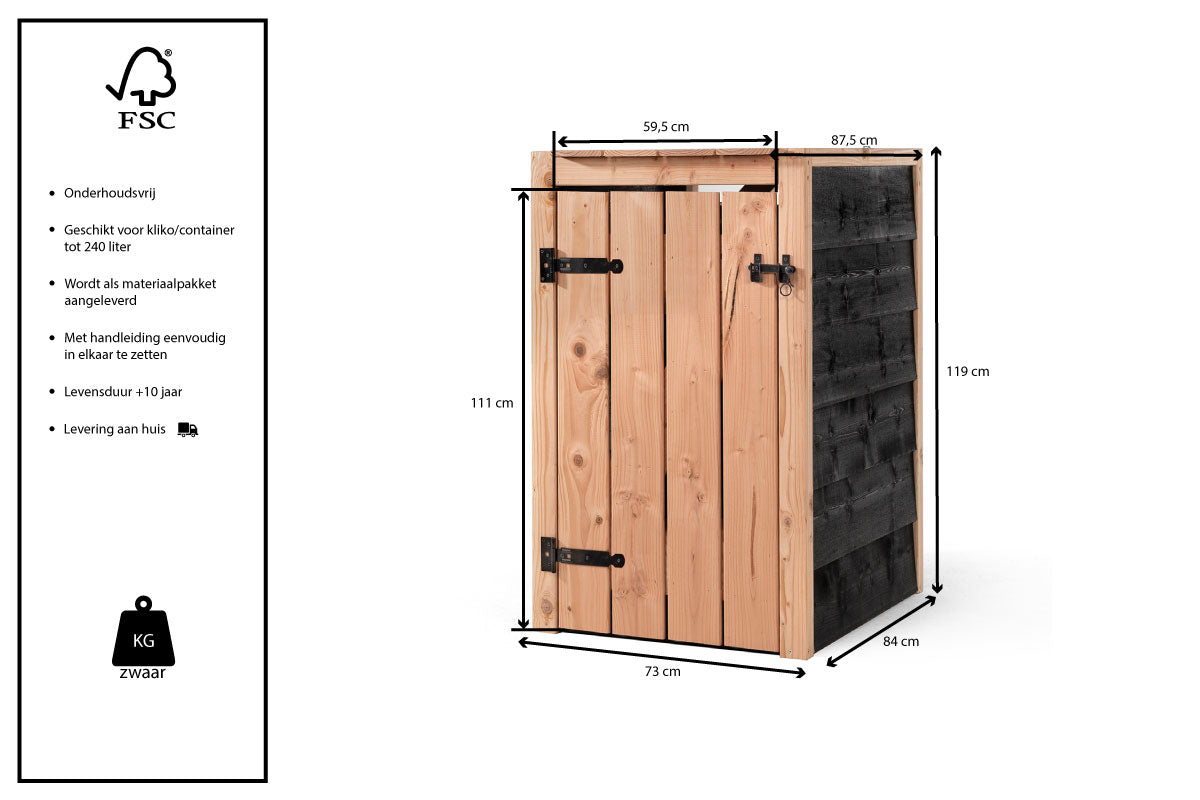 Container ombouw Luik | 1 container