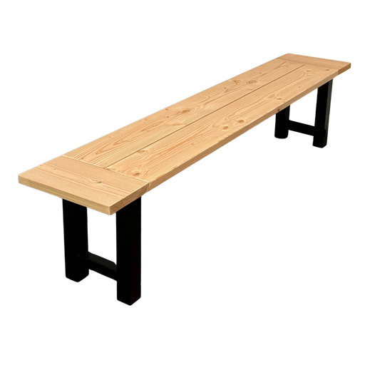 Tuinbank H-poot luxe blad