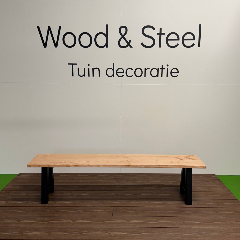 Tuinbank A-poot standaard blad