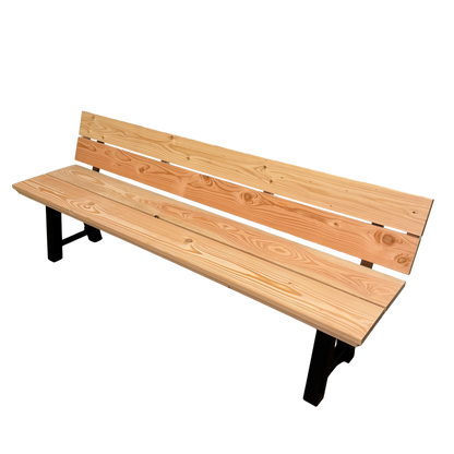 Tuinbank A-poot met leuning