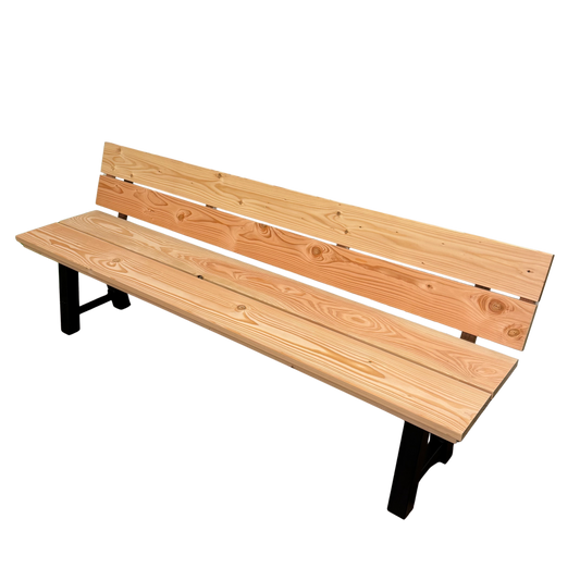 Tuinbank A-poot met leuning