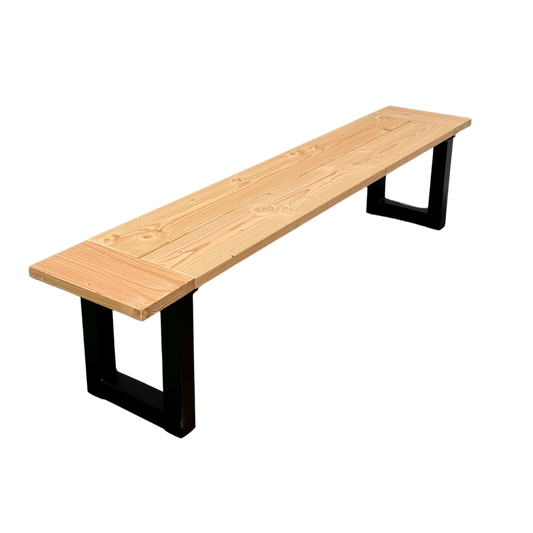 Tuinbank U-poot luxe blad