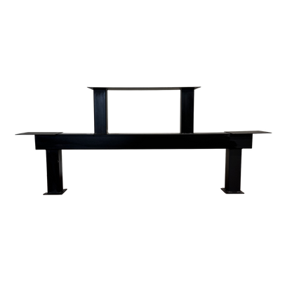Stalen H-picknicktafelpoot 72 x 180 cm