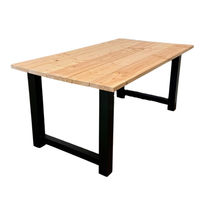 Tuintafel H-poot standaard blad