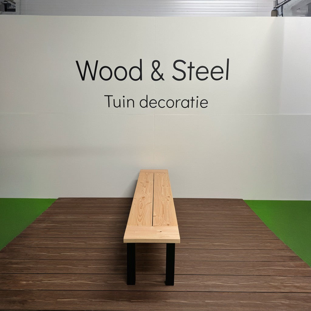 Tuinbank N-poot luxe blad