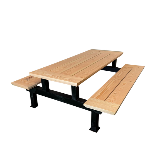 Picknicktafel H-poot luxe blad