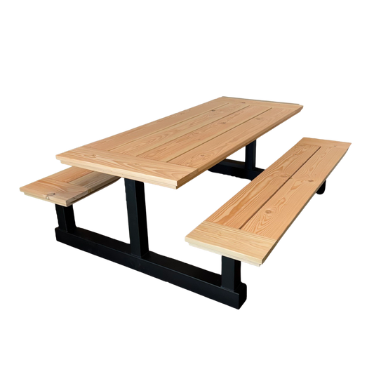 Picknicktafel T-poot luxe blad