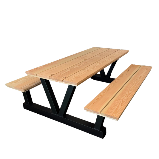Picknicktafel V-poot standaard blad