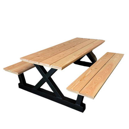 Picknicktafel X-poot standaard blad