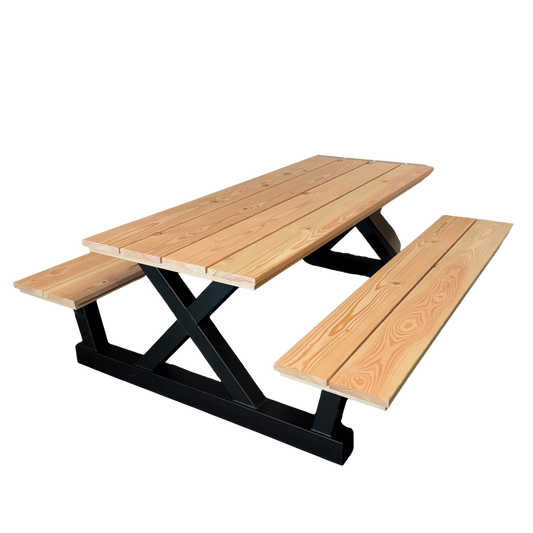 Picknicktafel X-poot standaard blad