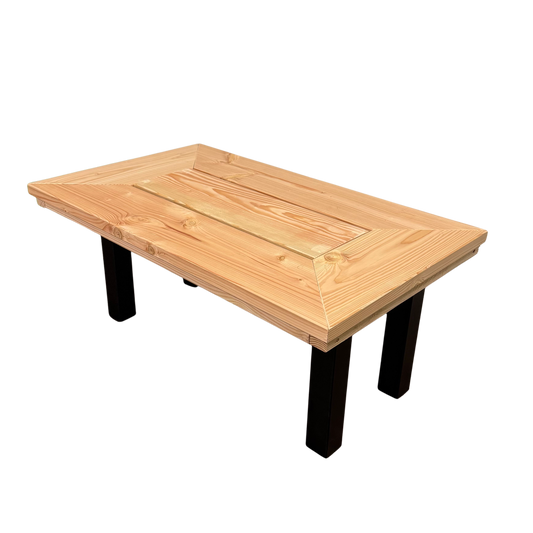 Salontafel N-poot luxe blad