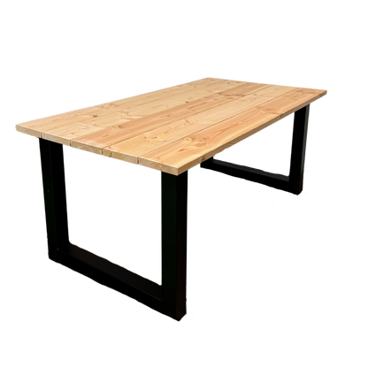 Tuintafel U-poot standaard blad