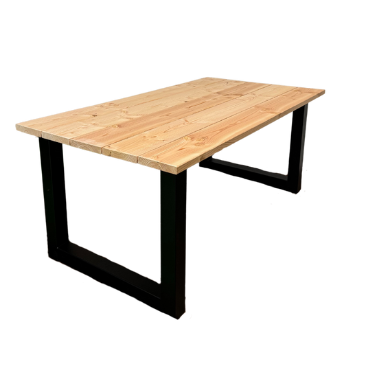 Tuintafel U-poot standaard blad