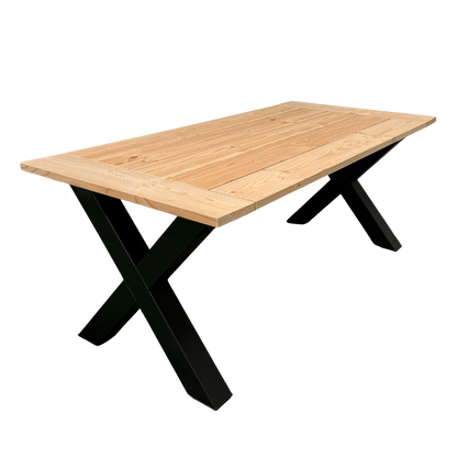 Tuintafel X-poot luxe blad