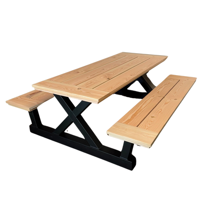 Picknicktafel X-poot luxe blad